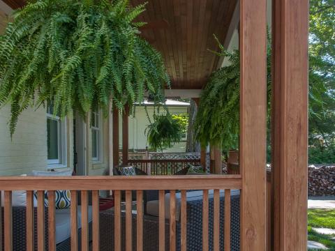 Bennington project - Little City rambler - Front porch detail