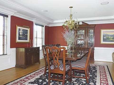 Finished formal dining room from Cripplegate project