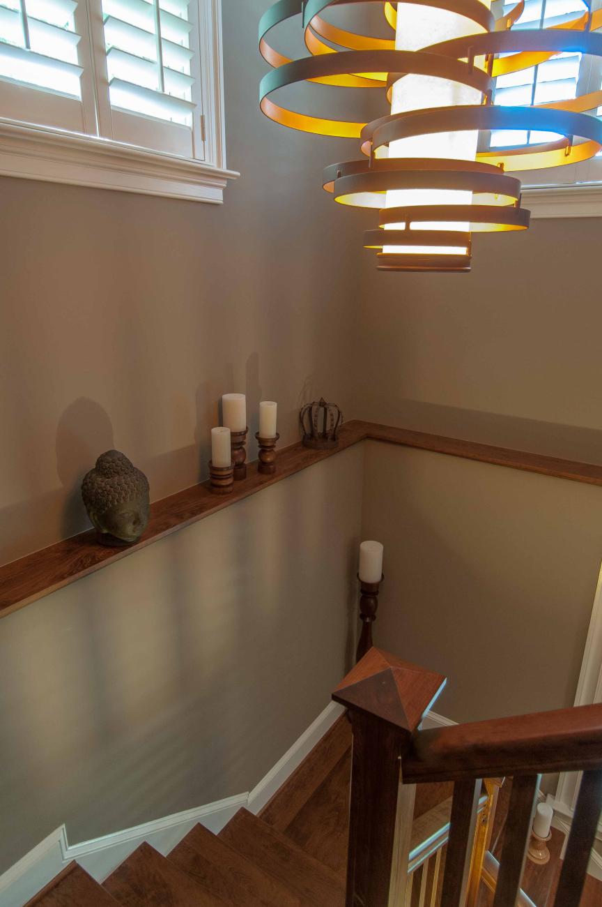 Bennington project - Little City rambler - stairwell detail