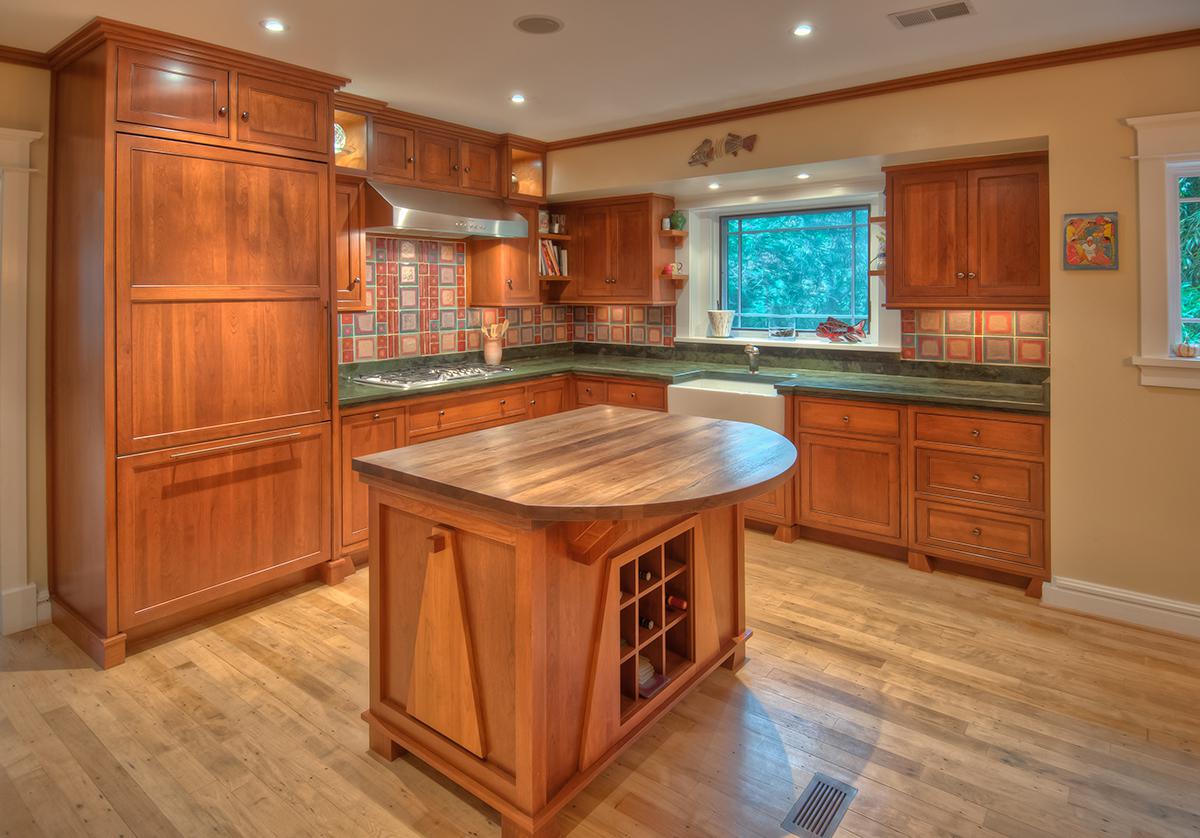 The Ballard home's new kitchen